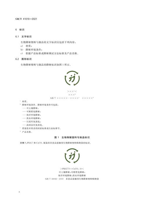 生物降解塑料\（生物降解塑料标识）