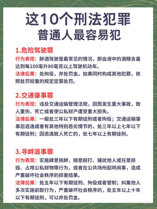 刑法八大罪名（刑事八大罪名）