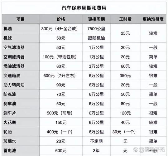 汽车保养（汽车保养一般做什么项目）