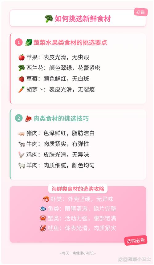 食材挑选（食材挑选的文案）